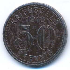Elberfeld, 50 пфеннигов, 1918