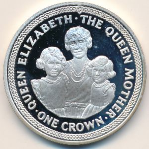 Остров Мэн, 1 крона (1985 г.)