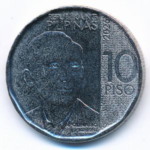Филиппины, 10 песо (2026 г.)