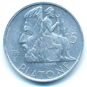 Сан-Марино, 5 лир (1996 г.)