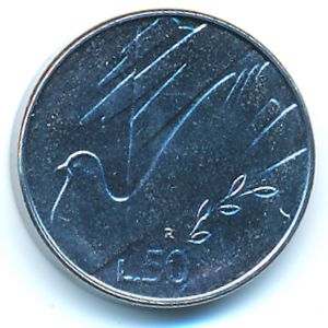 Сан-Марино, 50 лир (1990 г.)