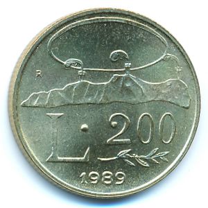 Сан-Марино, 200 лир (1989 г.)