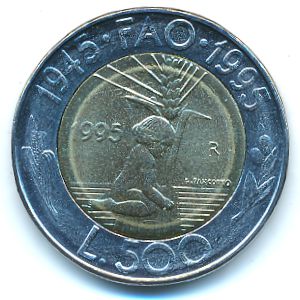 Сан-Марино, 500 лир (1995 г.)