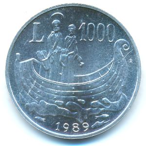 Сан-Марино, 1000 лир (1989 г.)