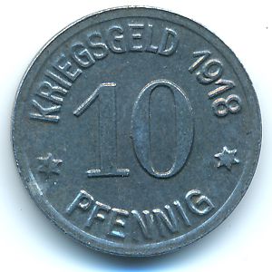 Эммерих., 10 пфеннигов (1918 г.)