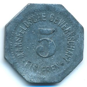 Lutherstadt Eisleben, 5 пфеннигов, 1918
