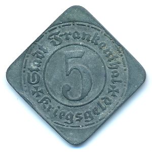 Франкенталь., 5 пфеннигов (1917 г.)
