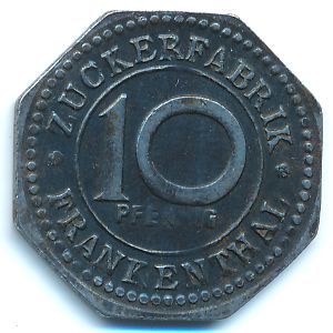 Франкенталь., 10 пфеннигов (1918 г.)