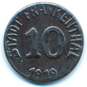Франкенталь., 10 пфеннигов (1919 г.)