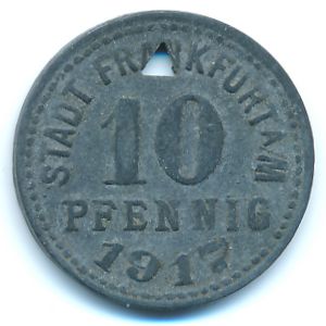 Франкфурт., 10 пфеннигов (1917 г.)
