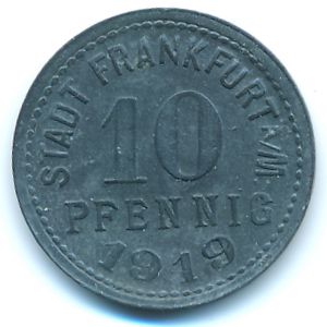 Франкфурт., 10 пфеннигов (1919 г.)