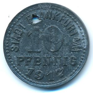Франкфурт., 10 пфеннигов (1917 г.)