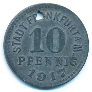 Frankfurt, 10 пфеннигов, 1917