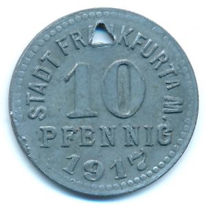 Франкфурт., 10 пфеннигов (1917 г.)