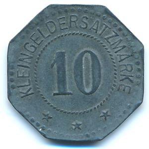 Фленсбург., 10 пфеннигов (1917 г.)