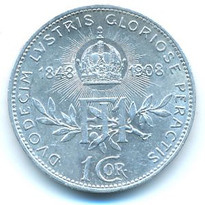 Австрия, 1 крона (1908 г.)