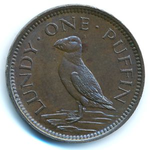 Остров Ланди., 1 паффин (1929 г.)