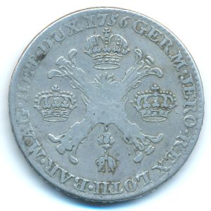 Австрийские Нидерланды, 1 кроненталер (1756 г.)