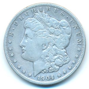 США, 1 доллар (1904 г.)