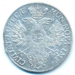Любек, 32 шиллинга (1748 г.)