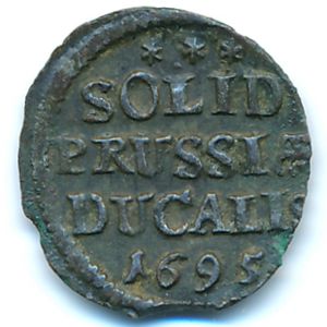 Пруссия, 1 солид (1695 г.)