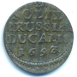 Пруссия, 1 солид (1693 г.)