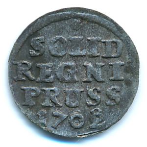 Пруссия, 1 солид (1708 г.)