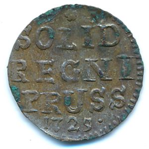 Пруссия, 1 солид (1725 г.)