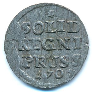 Пруссия, 1 солид (1707 г.)