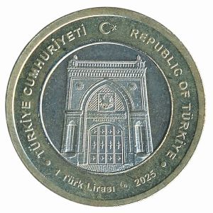 Турция, 1 лира (2025 г.)