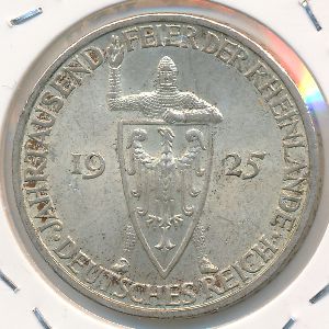 Веймарская республика, 3 рейхсмарки (1925 г.)