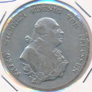 Пруссия, 1 талер (1791 г.)