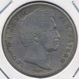 Бавария, 1/2 гульдена (1839 г.)