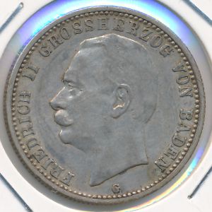 Баден, 2 марки (1913 г.)
