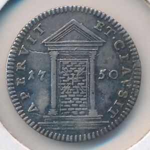 Vatican City, 1 гроссо, 1750