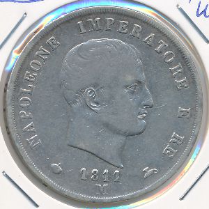 Италия, 5 лир (1811 г.)