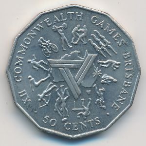 Австралия, 50 центов (1982 г.)