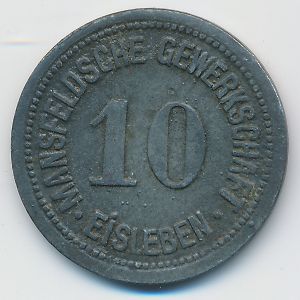Лютерштадт-Айслебен., 10 пфеннигов (1918 г.)