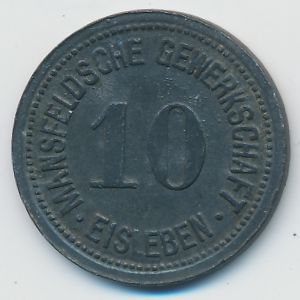 Лютерштадт-Айслебен., 10 пфеннигов (1918 г.)