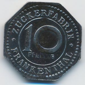 Франкенталь., 10 пфеннигов (1918 г.)