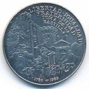 Куба, 1 песо (1989 г.)