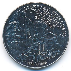 Куба, 1 песо (1989 г.)