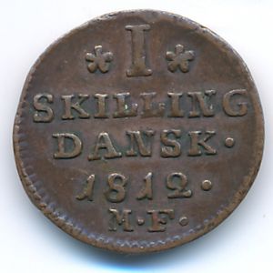 Дания, 1 скиллинг (1812 г.)