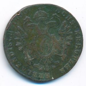 Австрия, 6 крейцеров (1800 г.)