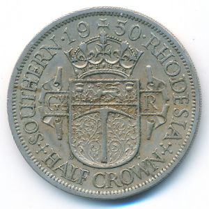 Южная Родезия, 1/2 кроны (1950 г.)