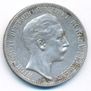 Пруссия, 3 марки (1910 г.)