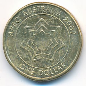 Австралия, 1 доллар (2007 г.)