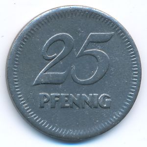 Mannheim, 25 пфеннигов, 1919