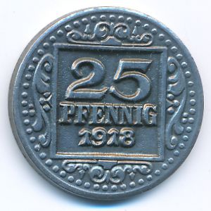 Munster, 25 пфеннигов, 1918