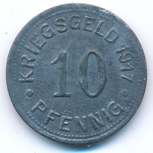 Мюнстер., 10 пфеннигов (1917 г.)